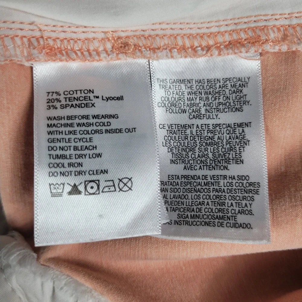 Tommy Bahama Boracay Shorts Mens 36 Pink Great Condition Cotton Tencel Chino - Picture 9 of 11